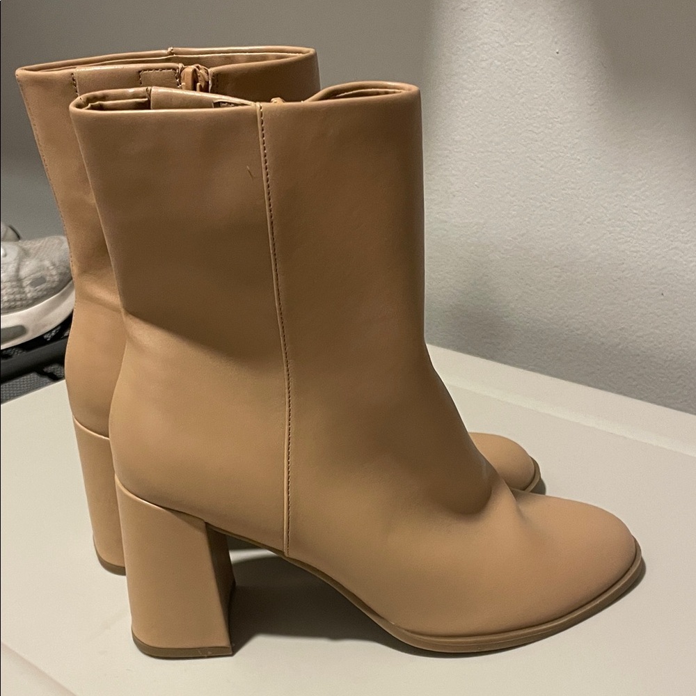 a new day Tan Heeled Boots